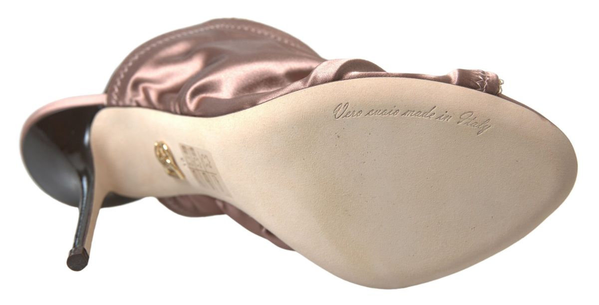 Dolce & Gabbana Light brown Slingback Style Fastening stiletto heels