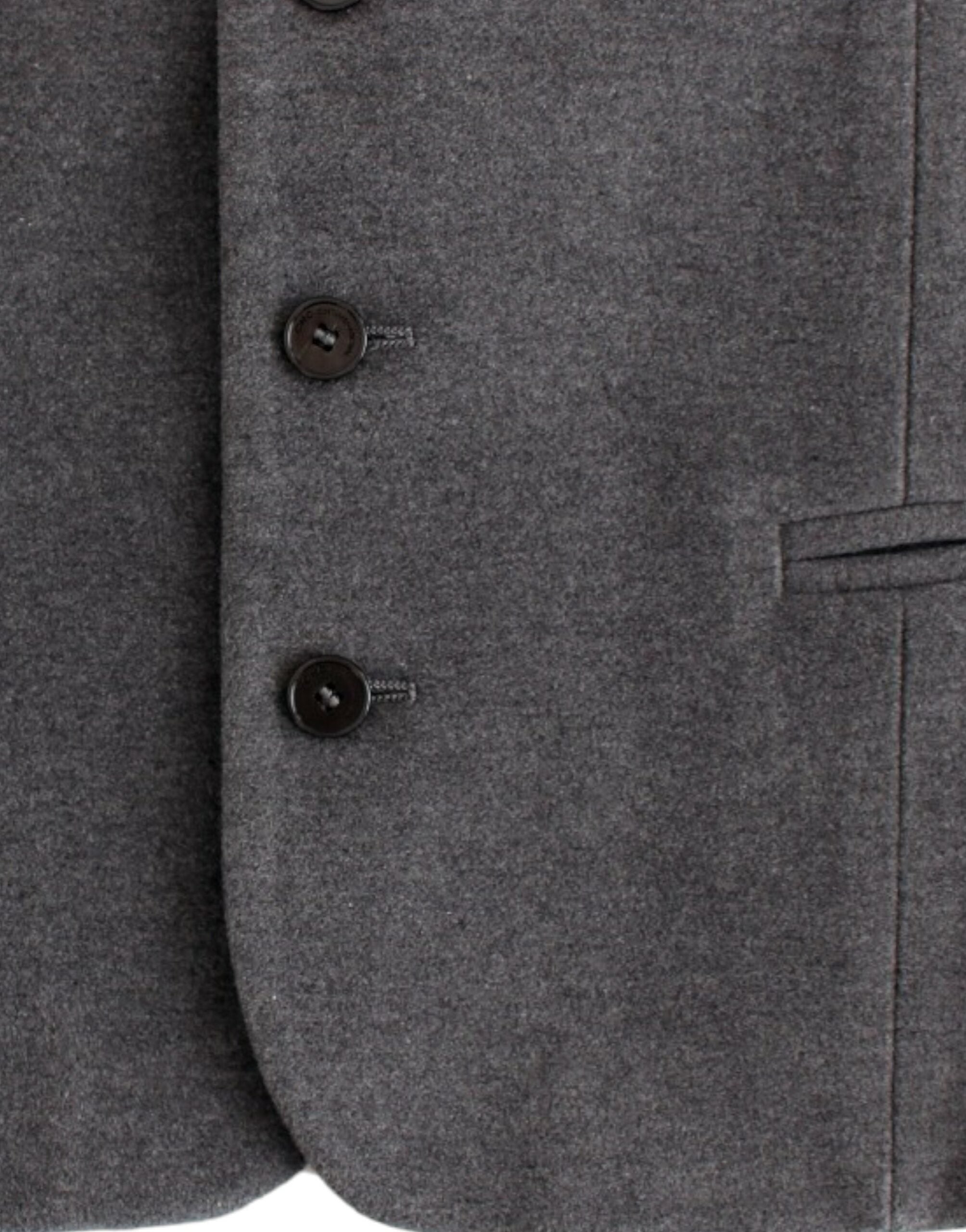 Costume National Chic Gray Casual Vest LUNESCAPE