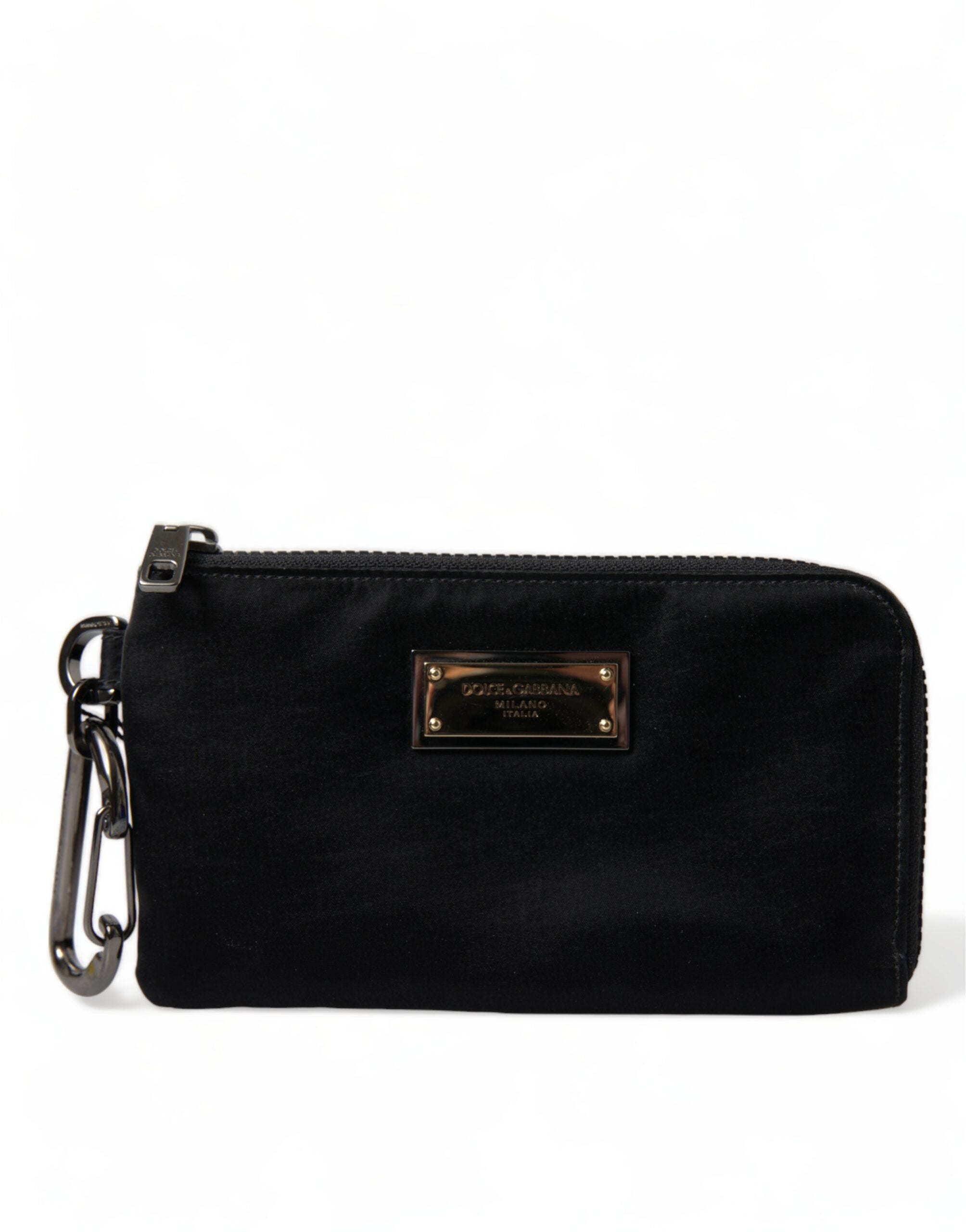 Dolce & Gabbana Chic Nylon-Leather Designer Pouch LUNESCAPE