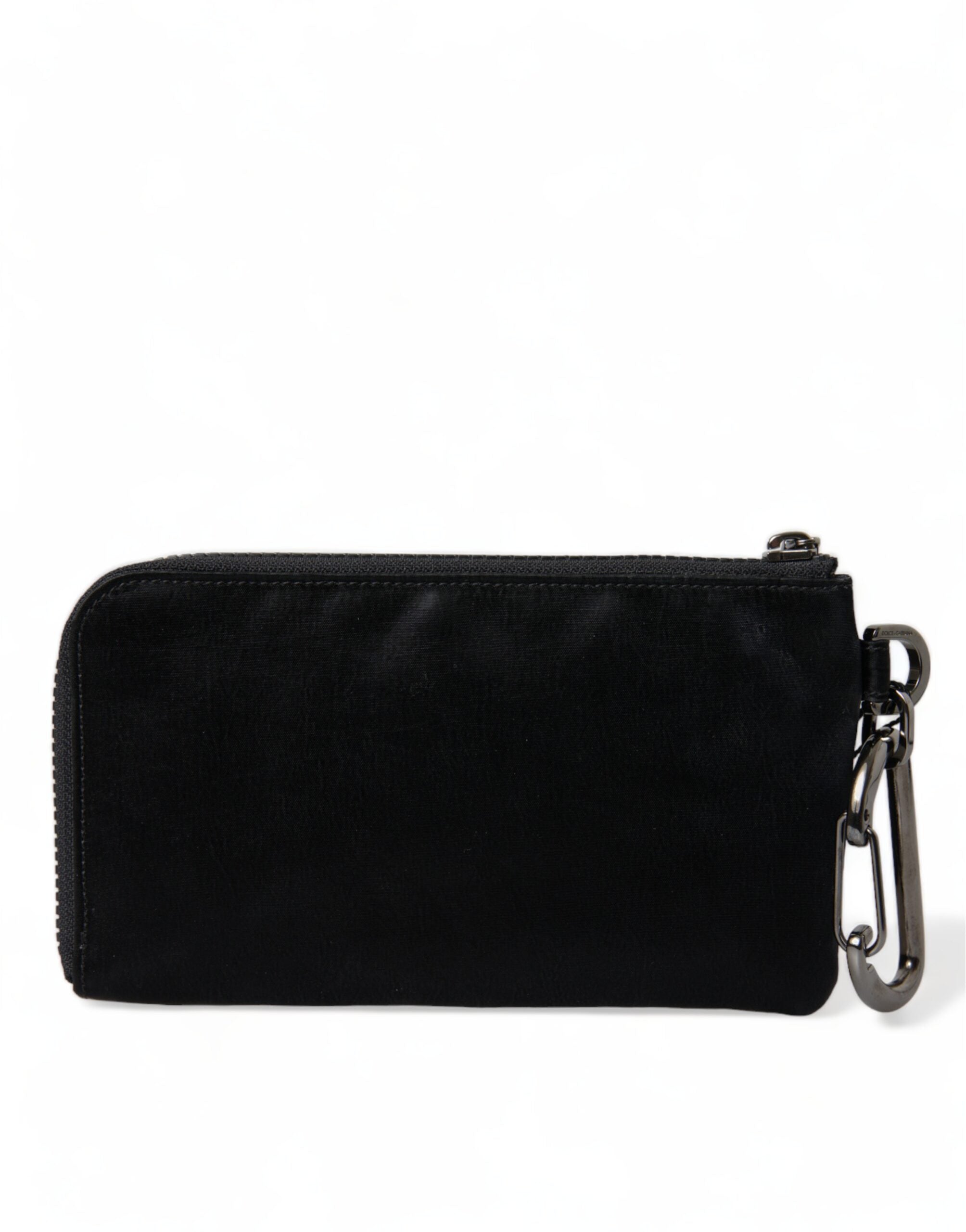 Dolce & Gabbana Chic Nylon-Leather Designer Pouch LUNESCAPE