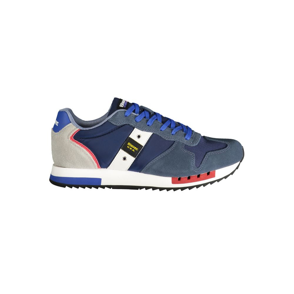 Blauer Blue Polyester Sneaker LUNESCAPE