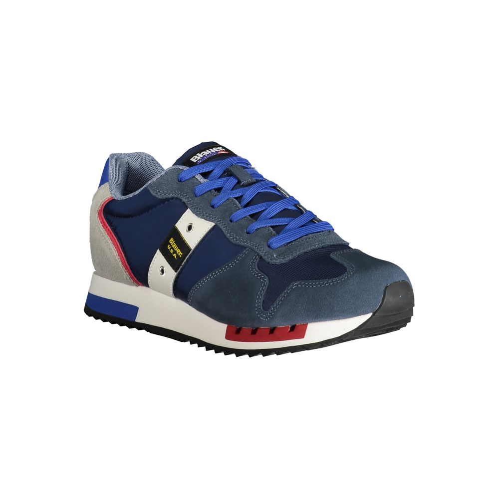 Blauer Blue Polyester Sneaker LUNESCAPE