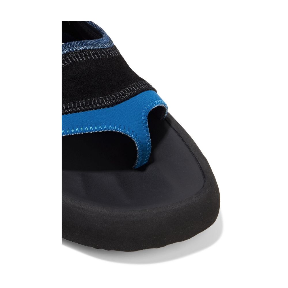 Off-White Chic Neoprene and Suede Sandals in Blue LUNESCAPE