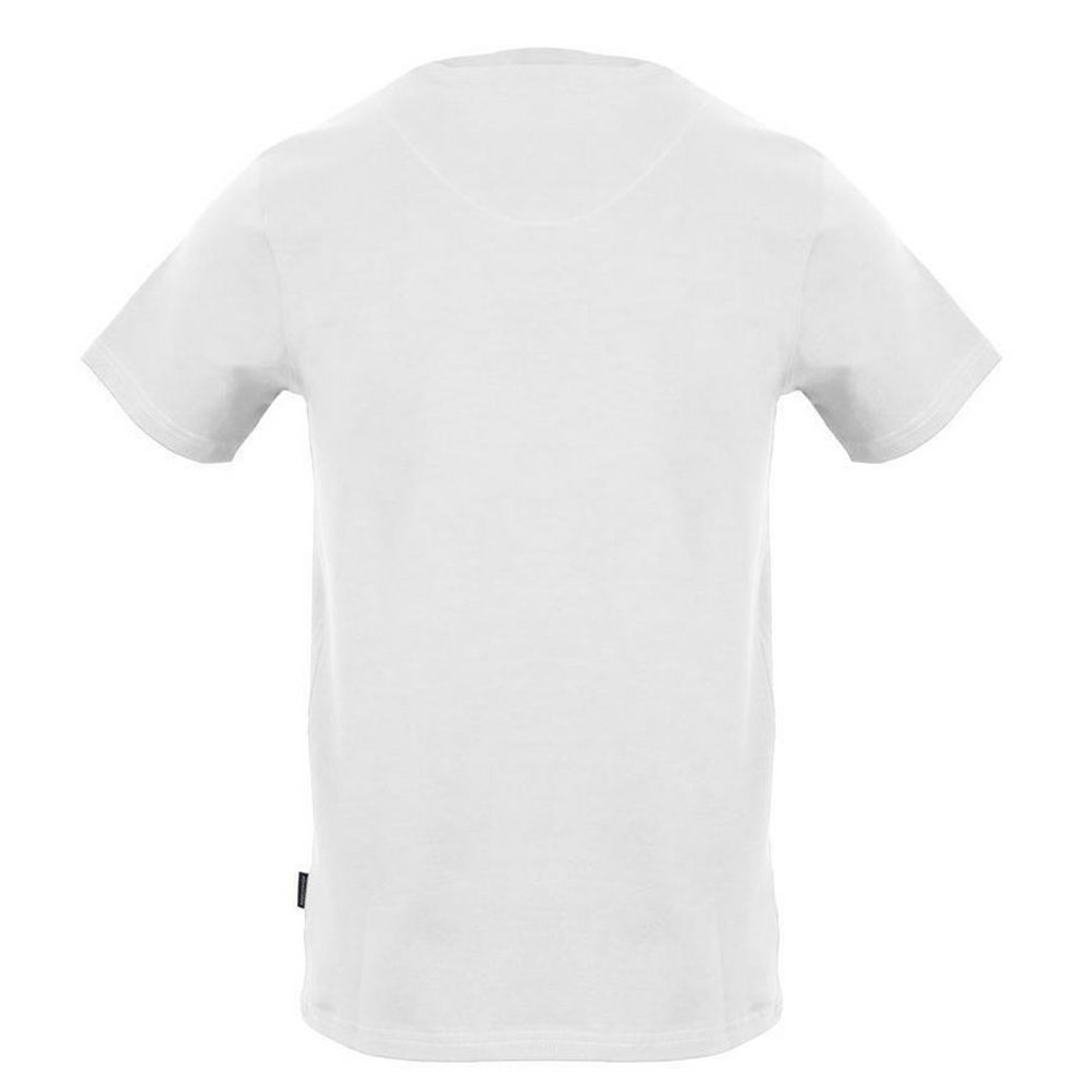 Aquascutum White Cotton Men T-Shirt LUNESCAPE