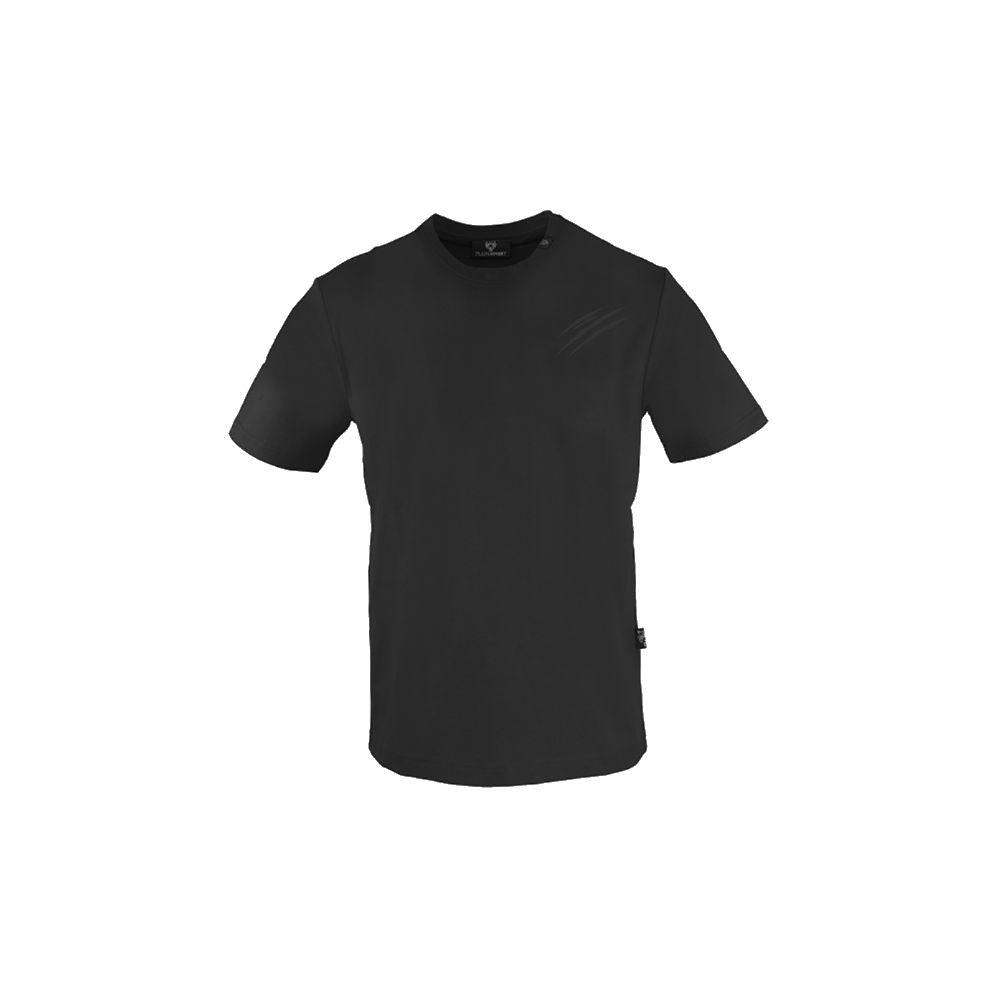 Plein Sport Black Cotton Men's T-Shirt LUNESCAPE