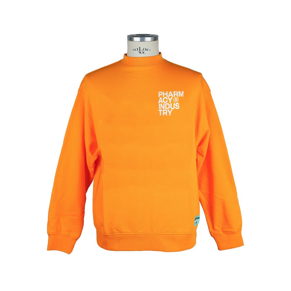 Pharmacy Industry Chic Orange Logo Crewneck Sweatshirt LUNESCAPE
