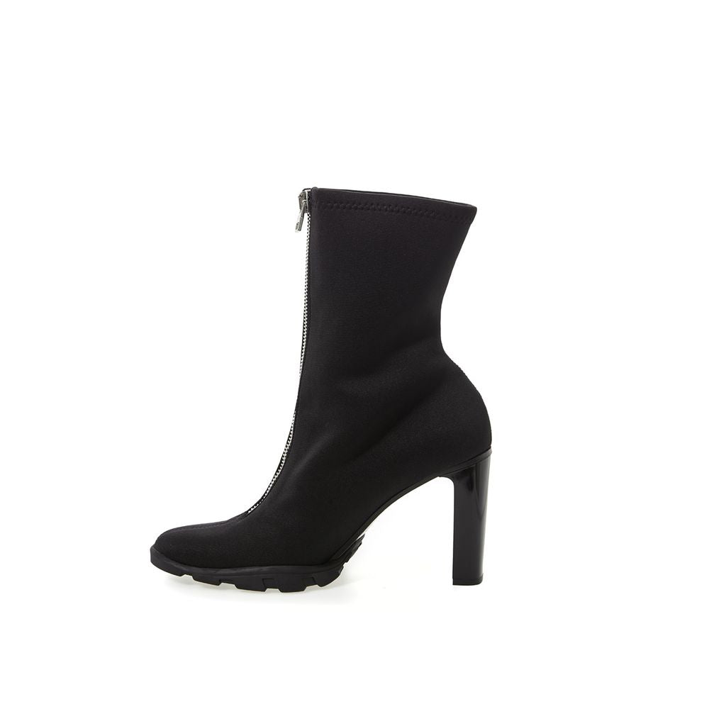 Alexander McQueen Sleek Neoprene Leather Boots LUNESCAPE