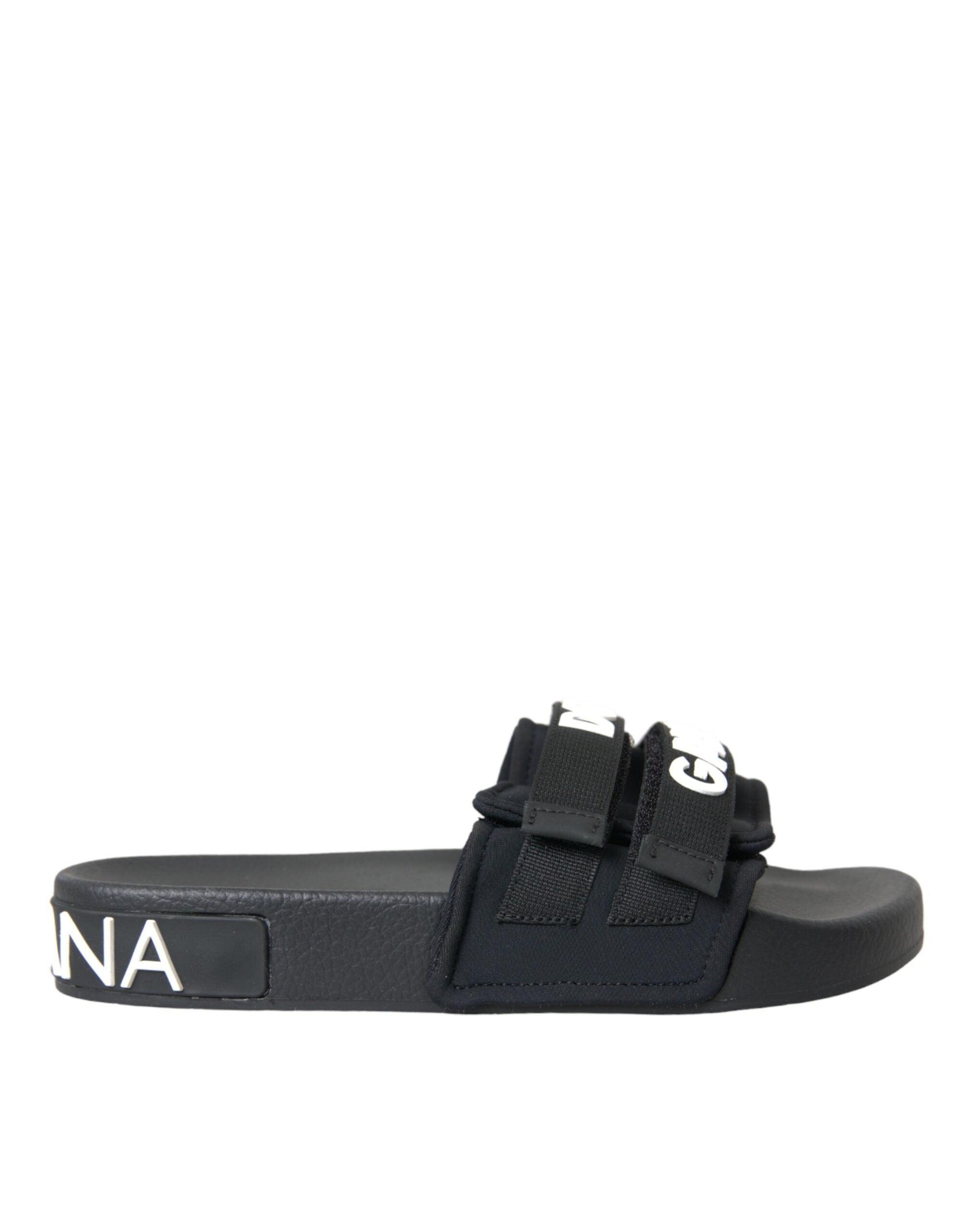 Dolce & Gabbana Black Slides LUNESCAPE