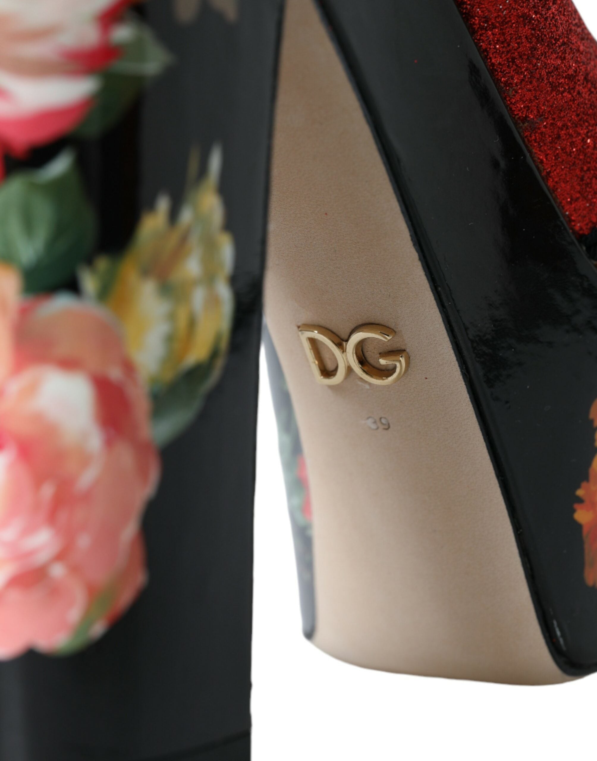 Dolce & Gabbana Multicolor Floral Crystal Platform Sandals Shoes LUNESCAPE
