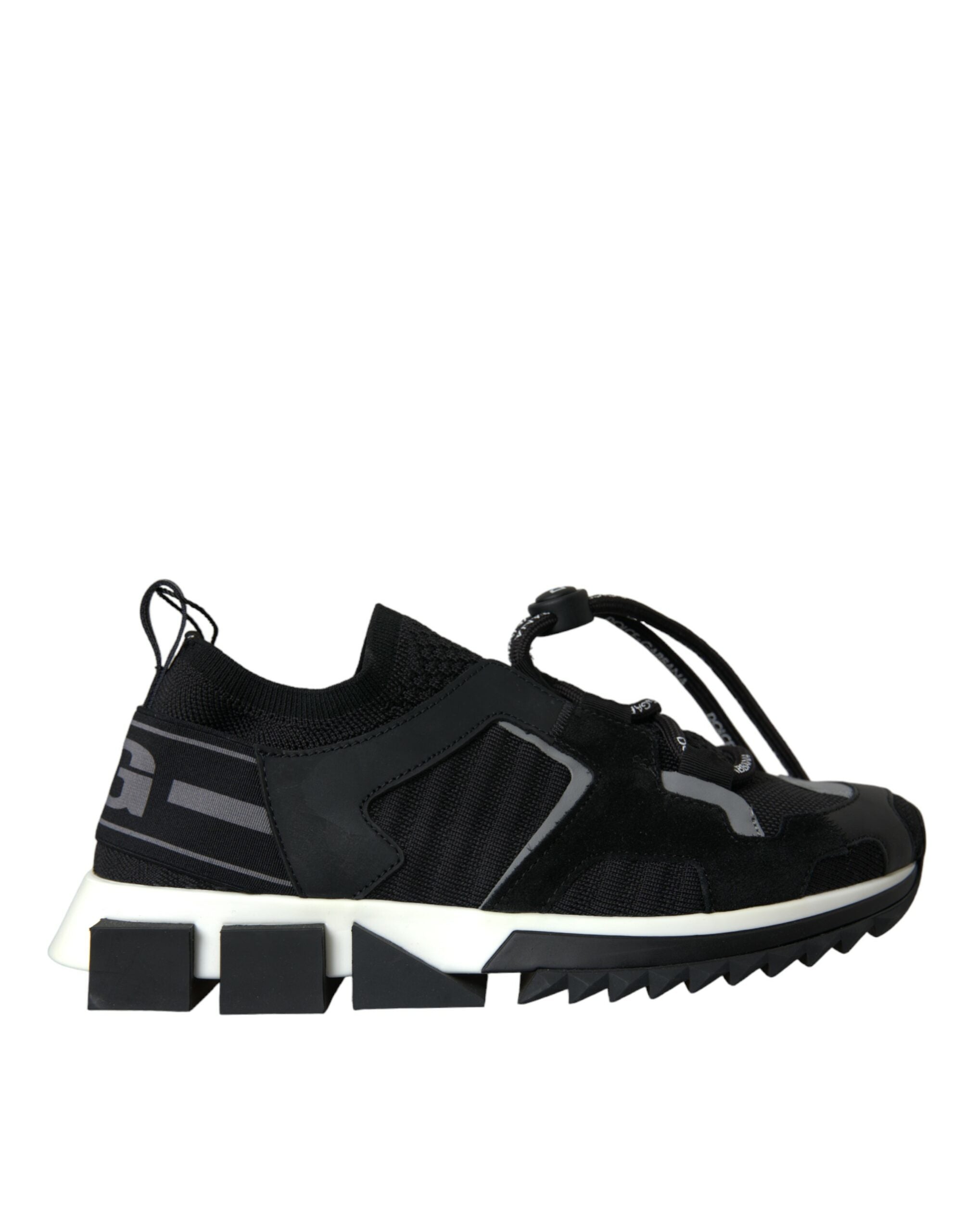 Dolce & Gabbana Black Mesh Sorrento Trekking Sneakers Shoes LUNESCAPE