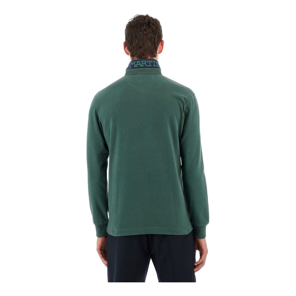 La Martina Green Cotton Polo Shirt LUNESCAPE