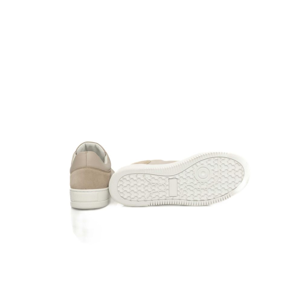 Cerruti 1881 Beige Cowhide Women Sneaker LUNESCAPE