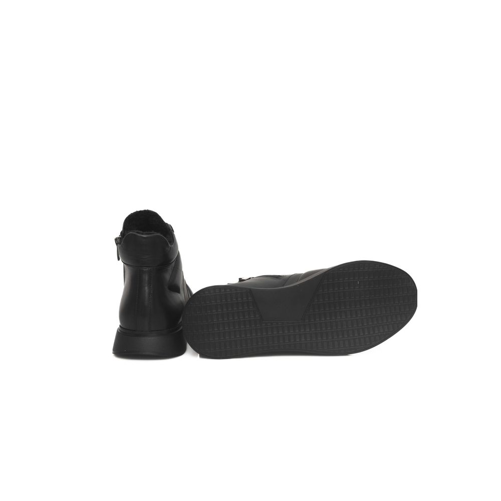 Cerruti 1881 Black Cowhide Women Sneaker LUNESCAPE