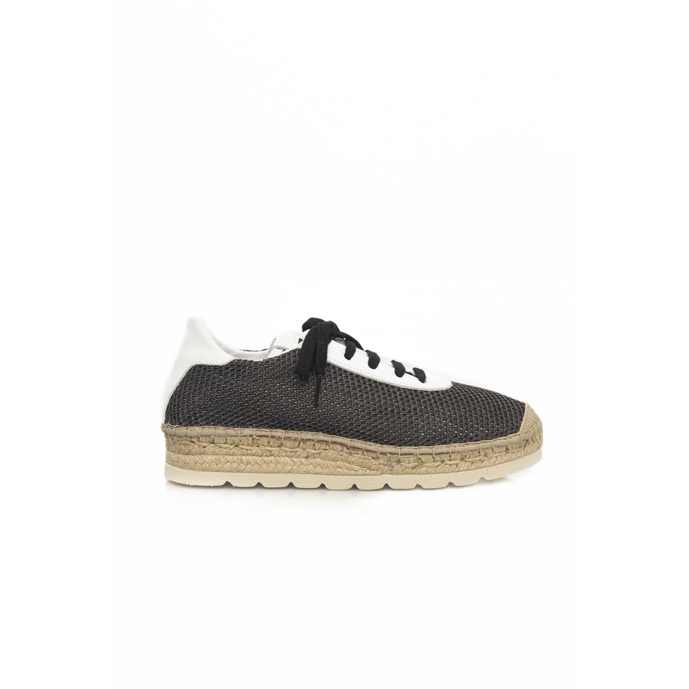Cerruti 1881 Black Calfskin Men Sneaker LUNESCAPE