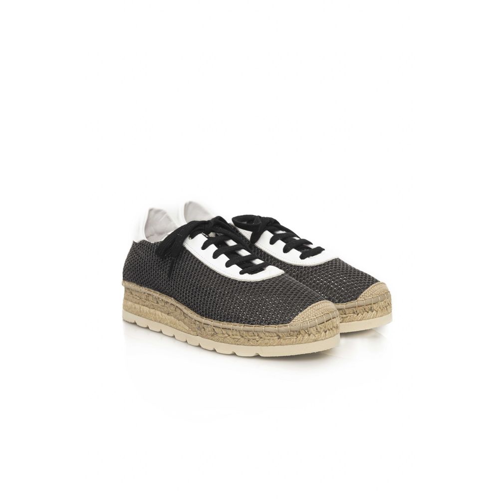 Cerruti 1881 Black Calfskin Men Sneaker LUNESCAPE