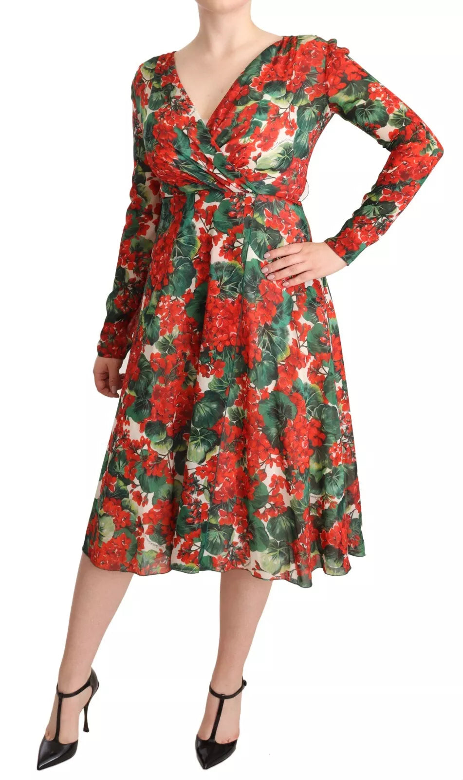 Dolce & Gabbana Multicolor Portofino-Print Shift Dress LUNESCAPE