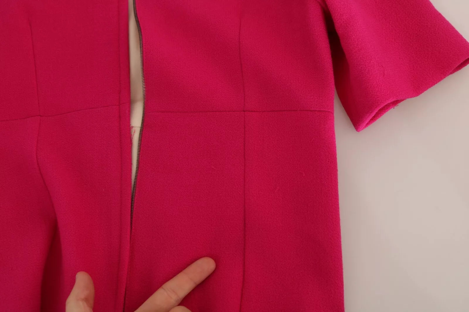 Dolce & Gabbana Pink Italia Forever Crystal Sheath Dress LUNESCAPE
