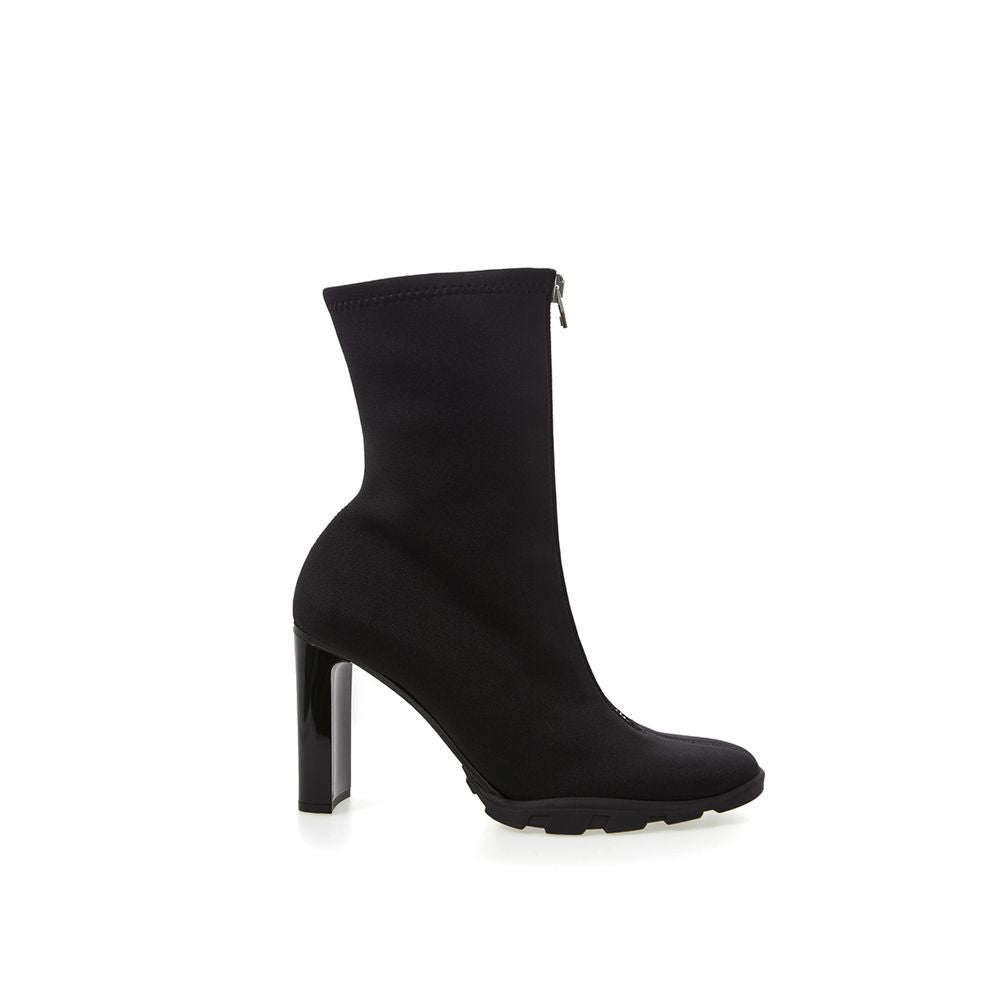 Alexander McQueen Sleek Neoprene Leather Boots LUNESCAPE