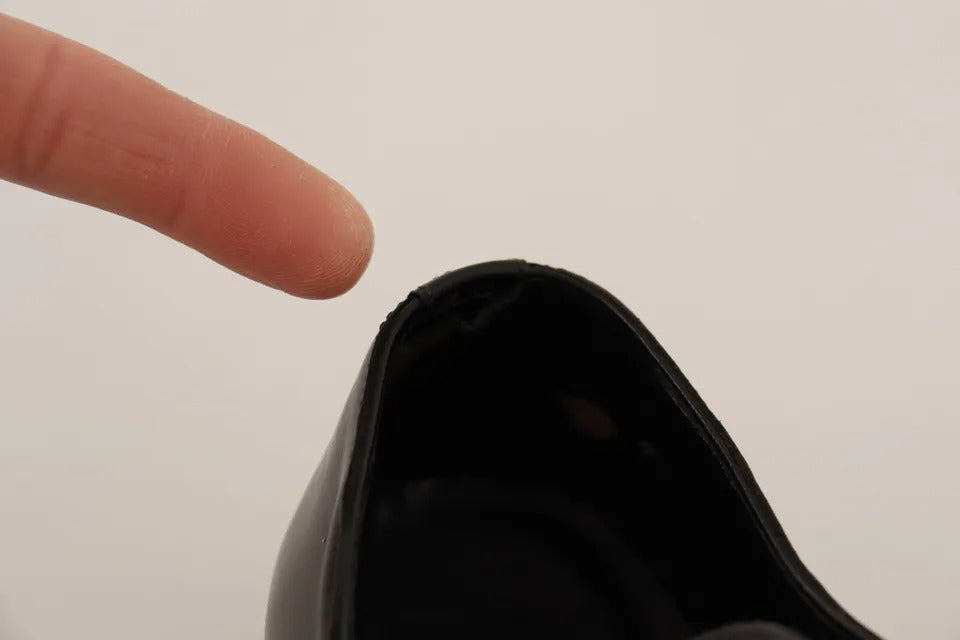 Dolce & Gabbana Black Leather Derby Dress Formal Shoes