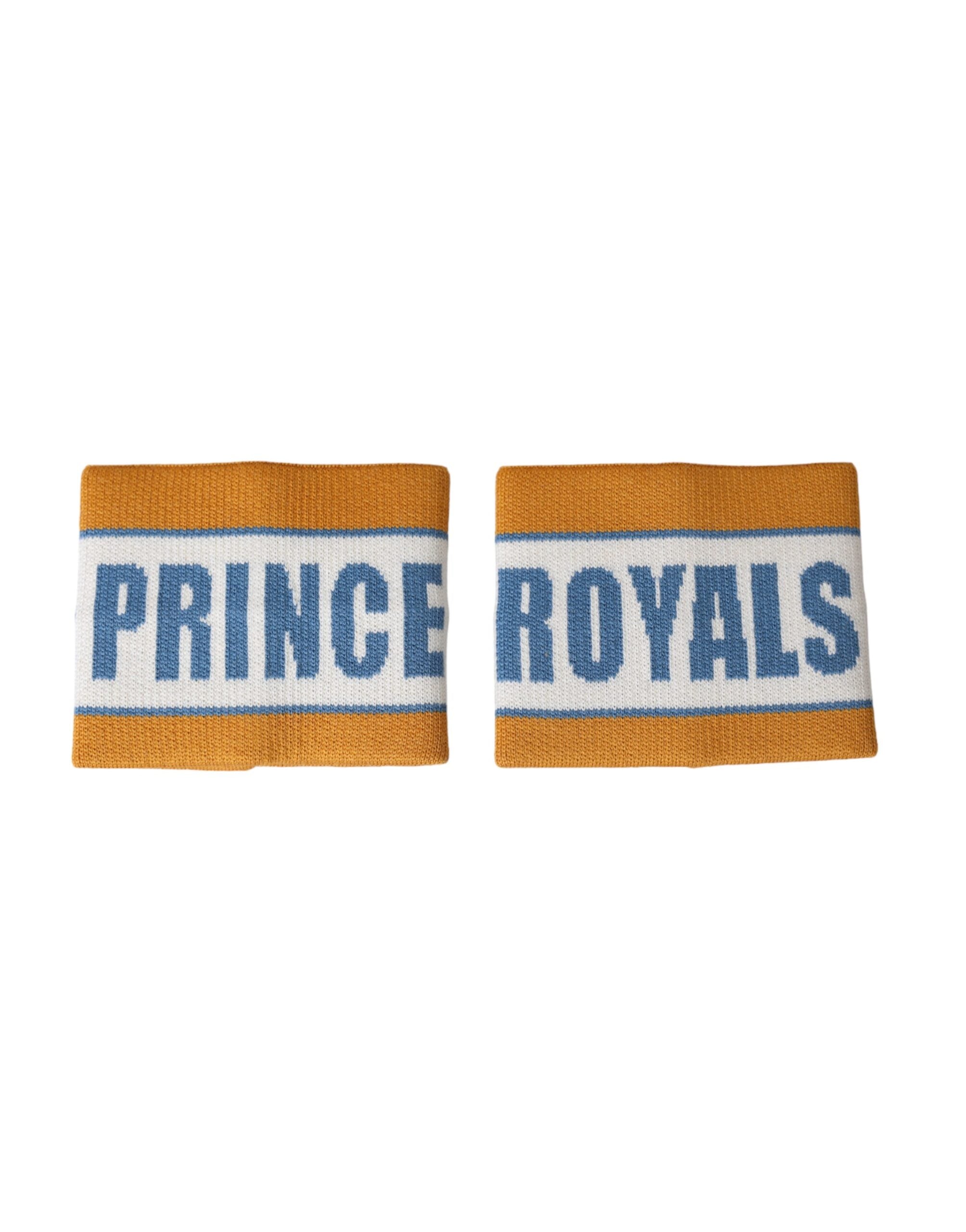 Dolce & Gabbana Multicolor Prince Royals Wool Wristband LUNESCAPE