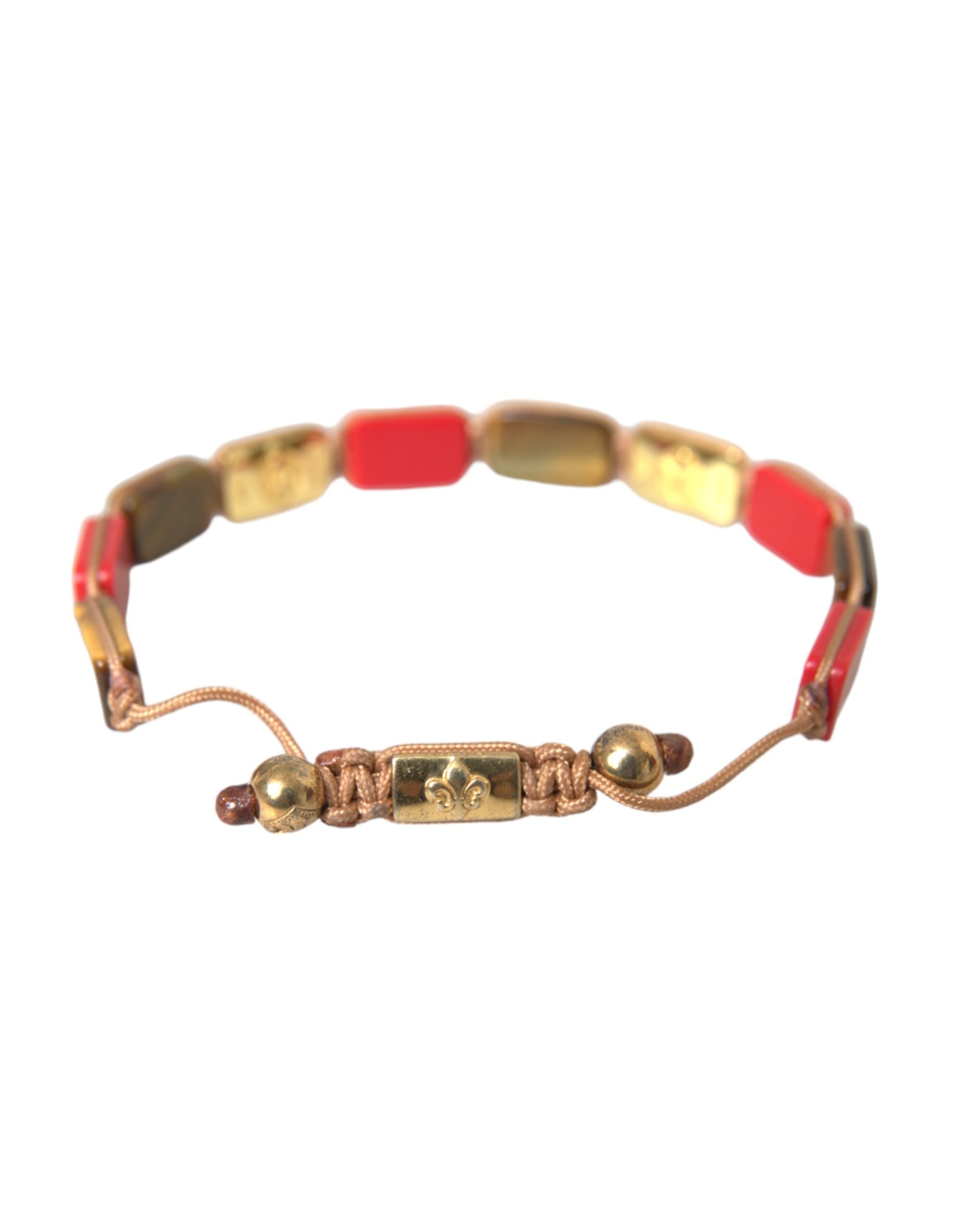 Nialaya CZ Tiger Eye Red Coral 925 Silver Men Bracelet LUNESCAPE