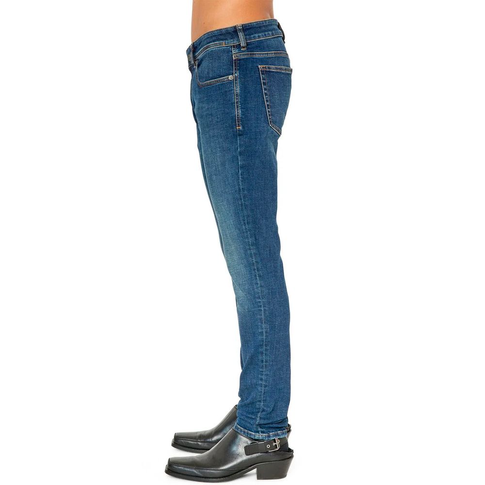 Diesel Blue Cotton Jeans & Pant LUNESCAPE