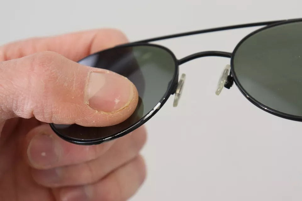 Dolce & Gabbana Matte Black Steel Frame Green Lens DG2245 Sunglasses