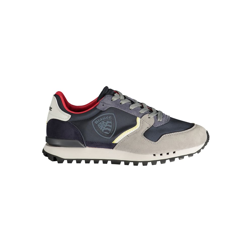 Blauer Blue Polyester Sneaker LUNESCAPE