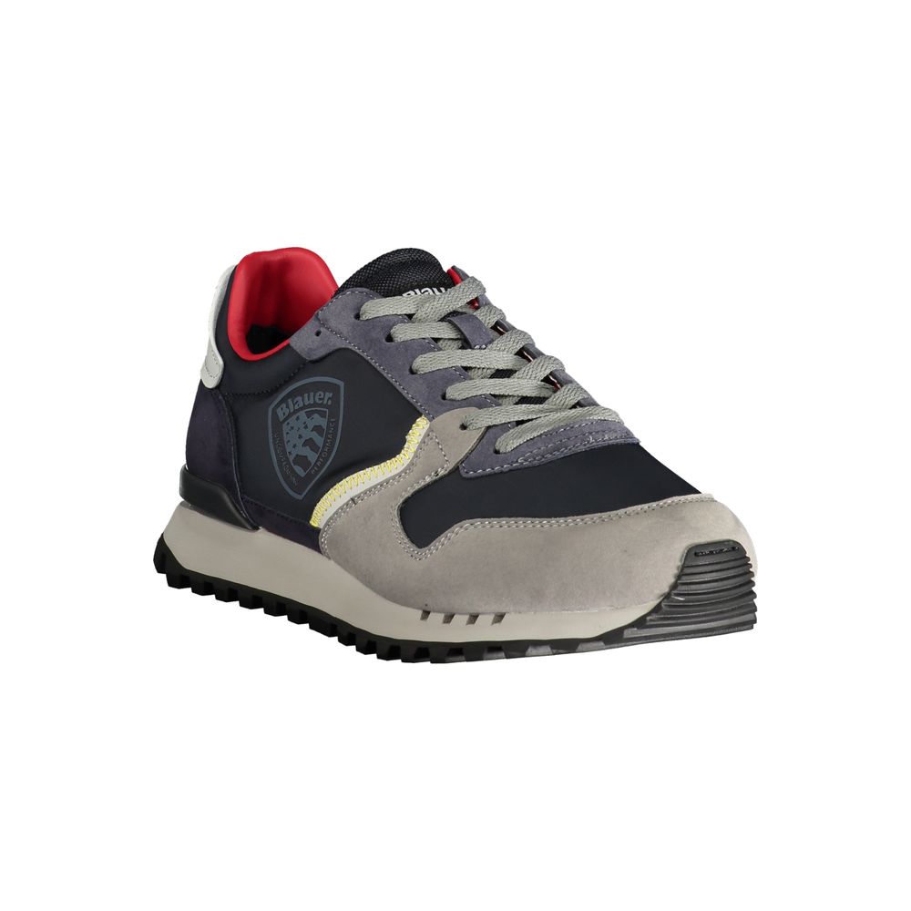 Blauer Blue Polyester Sneaker LUNESCAPE