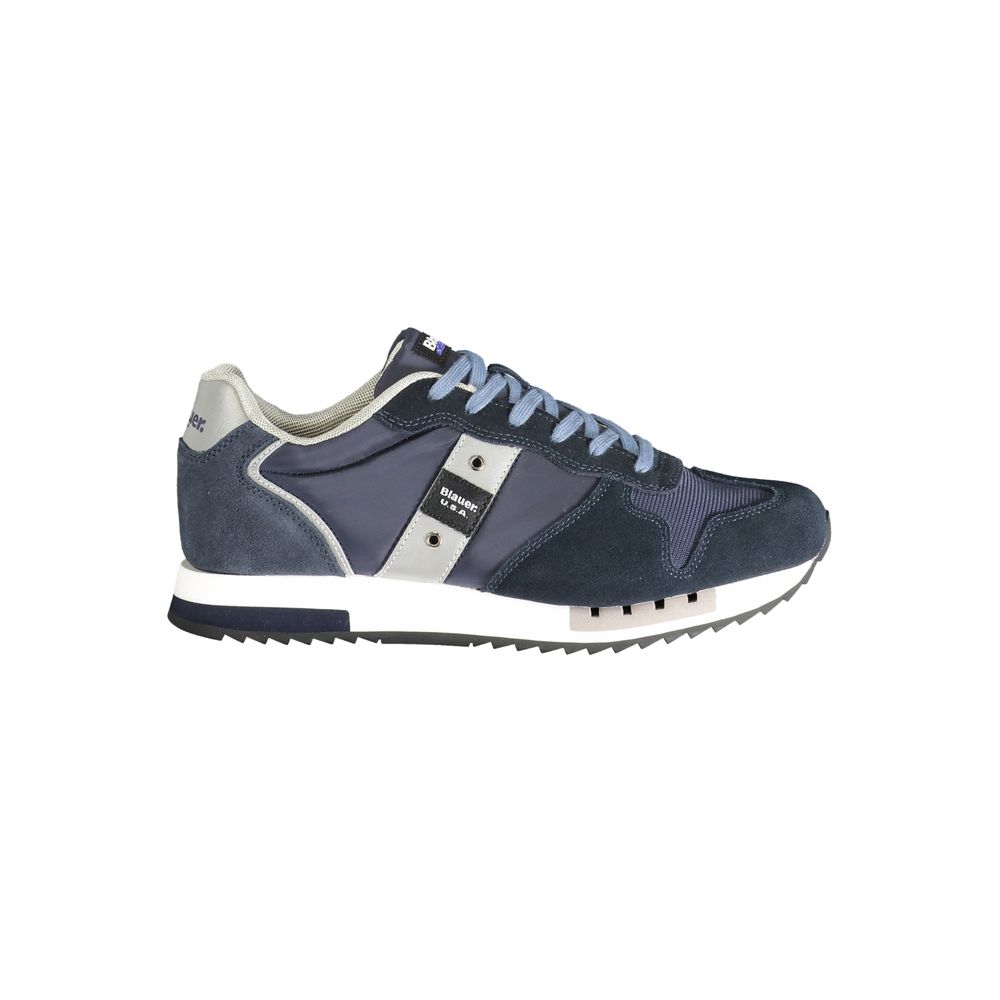 Blauer Blue Polyester Sneaker LUNESCAPE