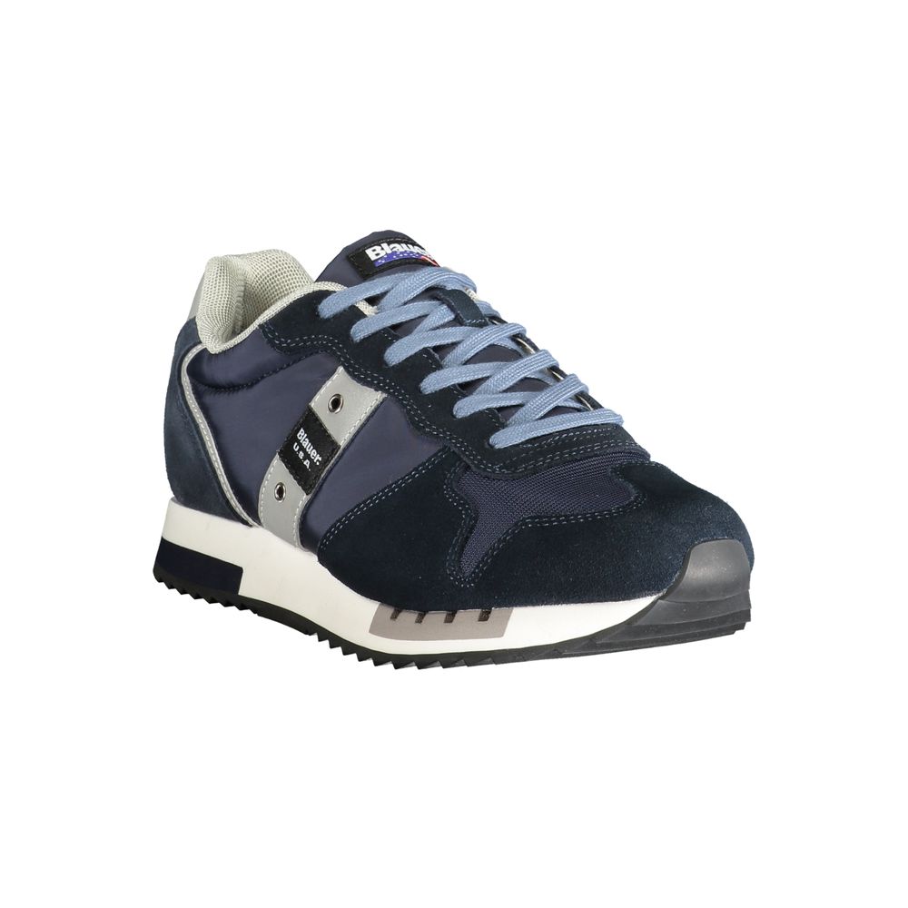 Blauer Blue Polyester Sneaker LUNESCAPE