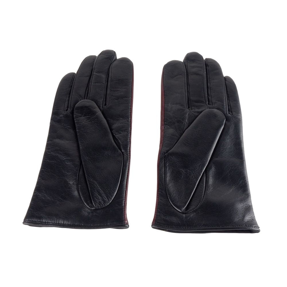 Cavalli Class Black Lambskin Women Glove LUNESCAPE