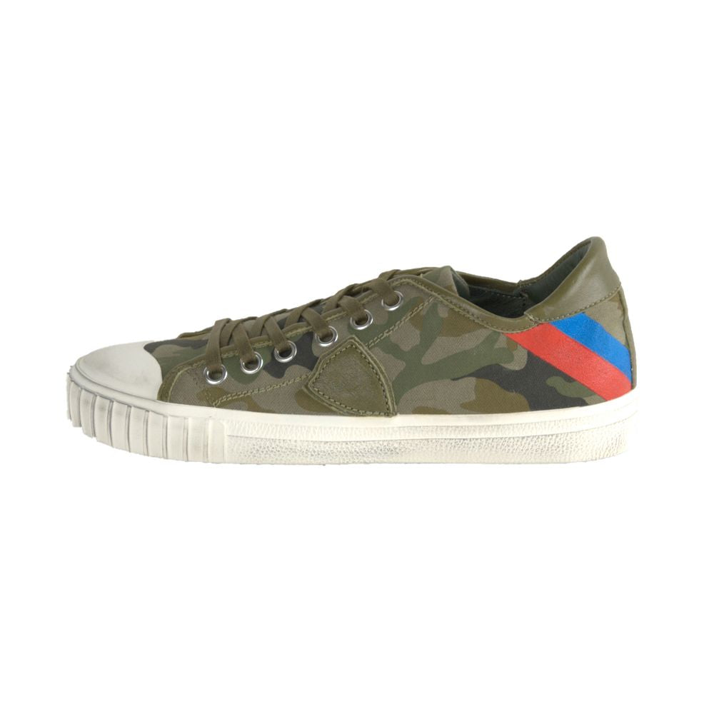 Philippe Model Green Leather Men Sneaker LUNESCAPE