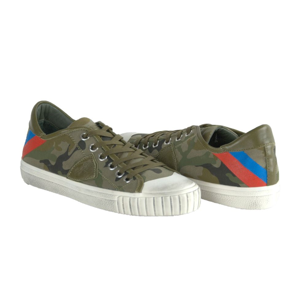 Philippe Model Green Leather Men Sneaker LUNESCAPE