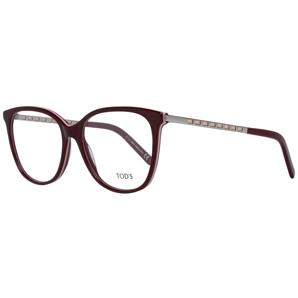 Tod's Burgundy Women Optical Frames LUNESCAPE