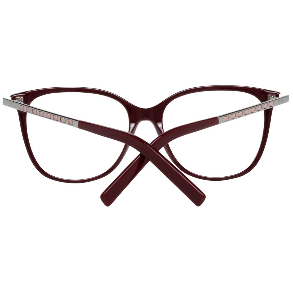 Tod's Burgundy Women Optical Frames LUNESCAPE