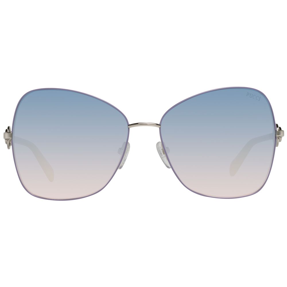 Silver Women Sunglasses LUNESCAPE