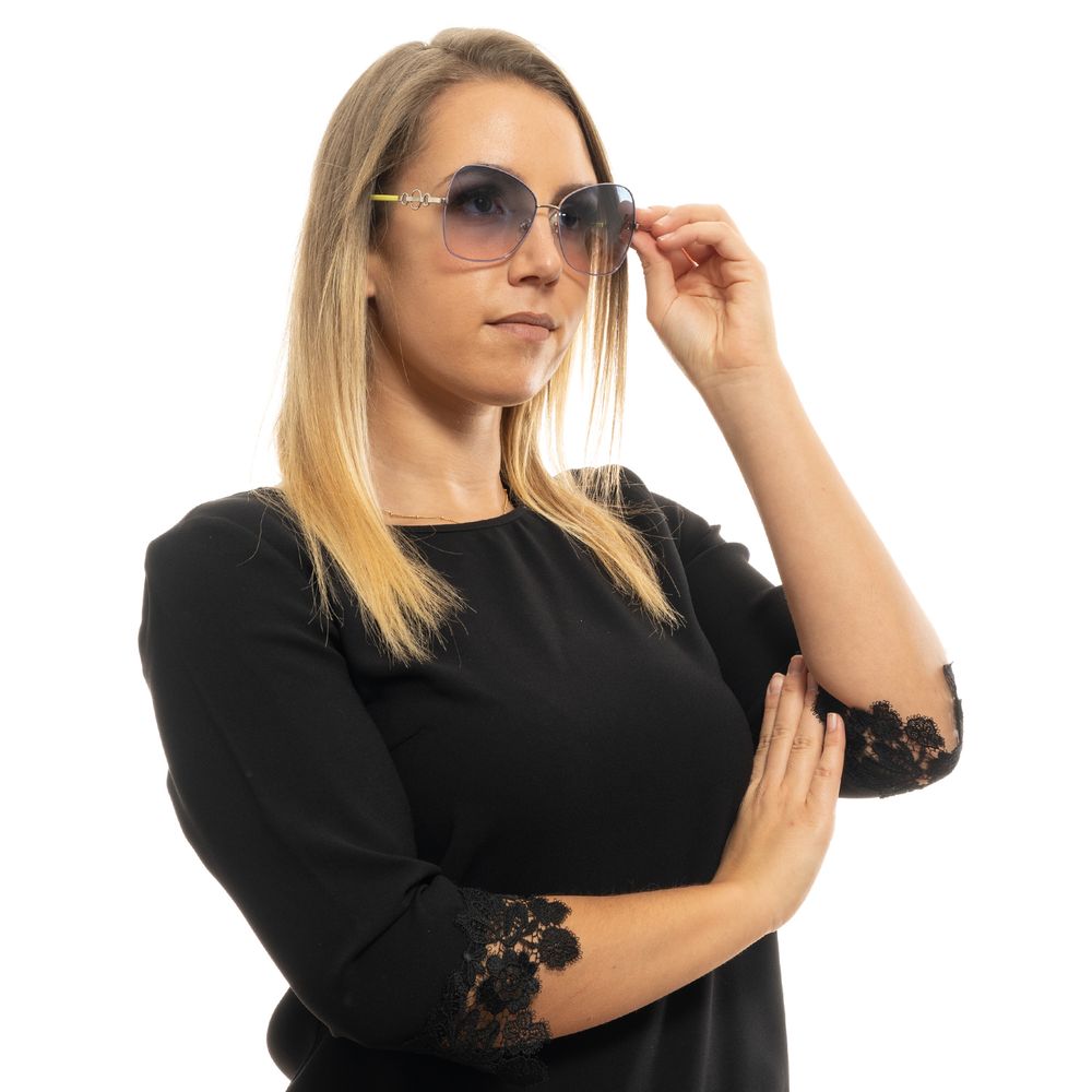 Silver Women Sunglasses LUNESCAPE