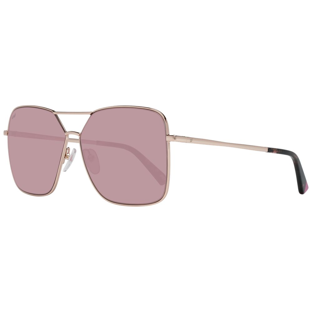 Web Rose Gold Women Sunglasses LUNESCAPE
