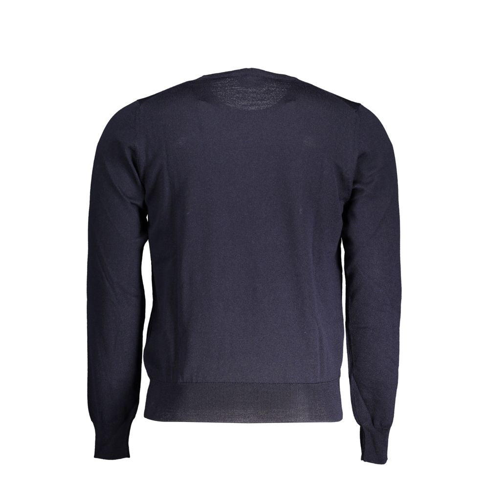 K-WAY Blue Wool Sweater LUNESCAPE