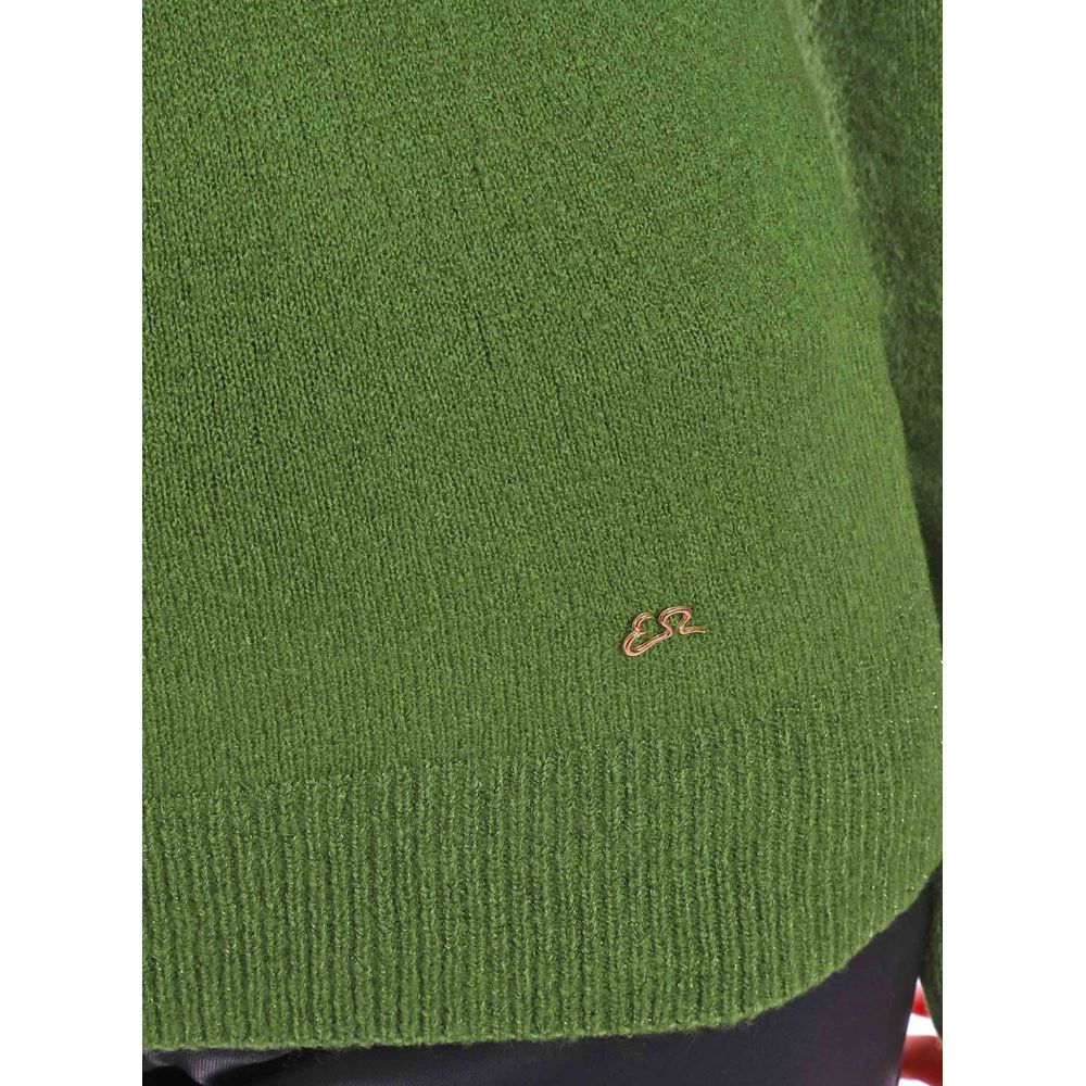 Yes Zee Green Viscose Sweater LUNESCAPE