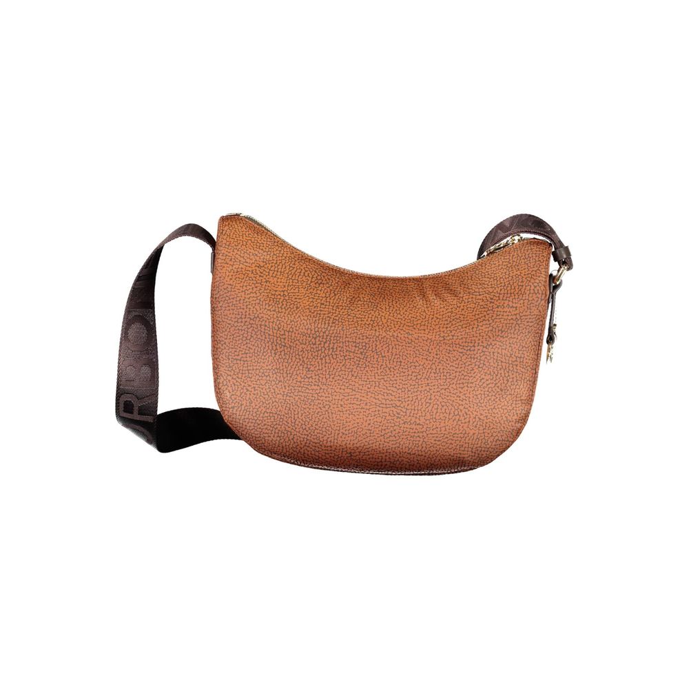 Borbonese Brown Polyester Handbag LUNESCAPE