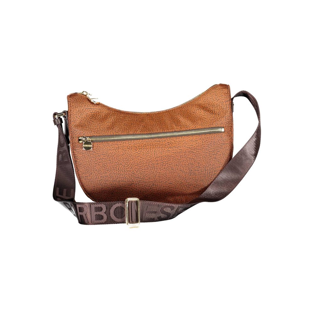 Borbonese Brown Polyester Handbag LUNESCAPE