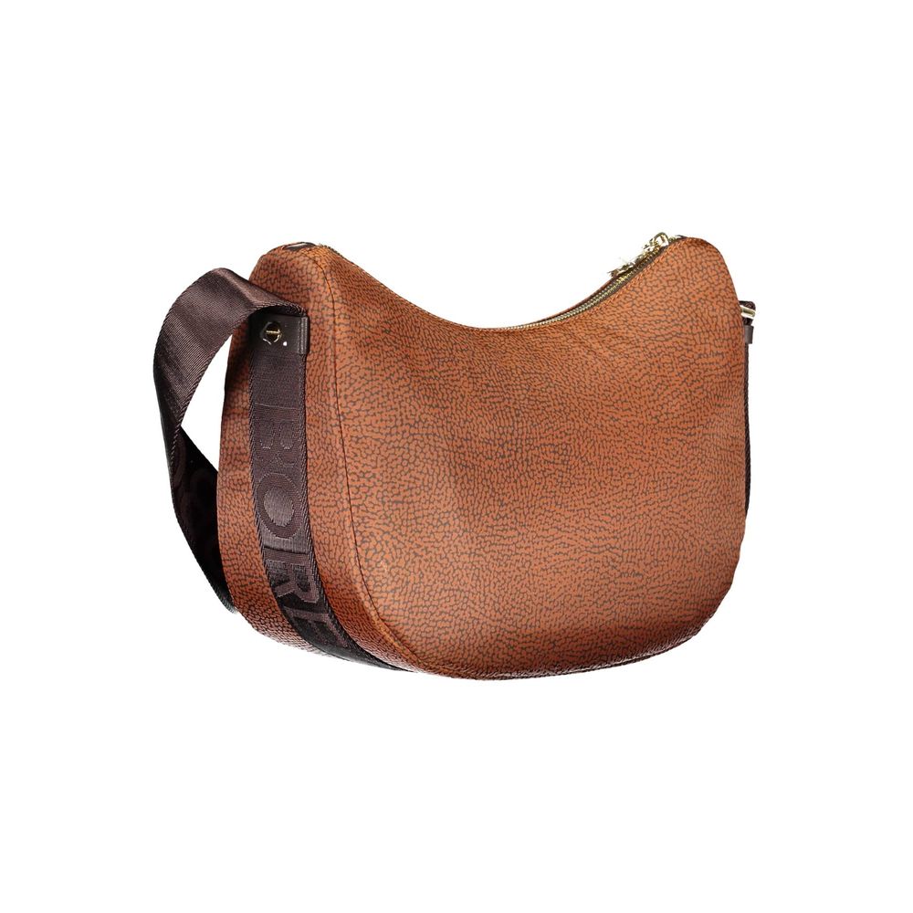 Borbonese Brown Polyester Handbag LUNESCAPE