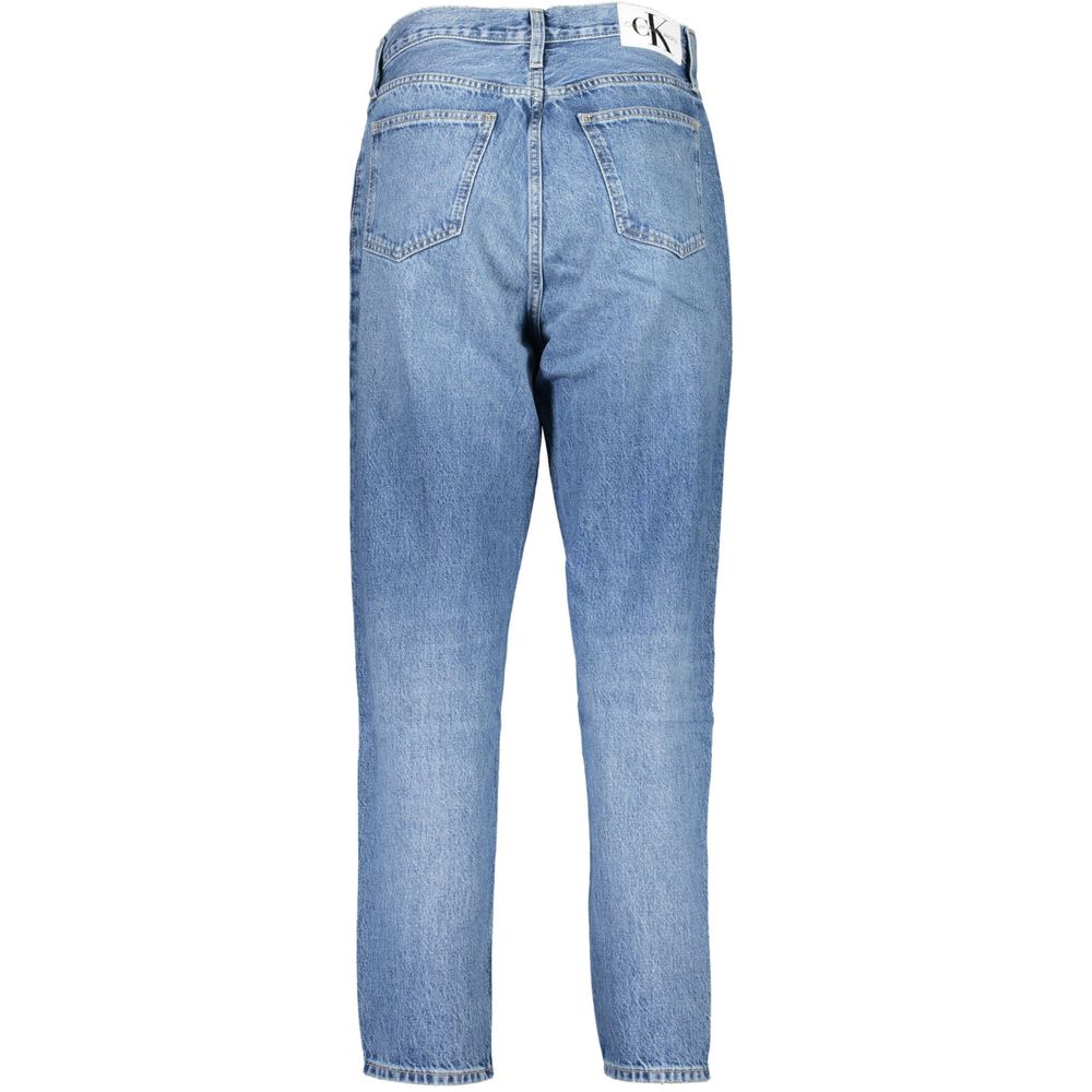 Calvin Klein Light Blue Cotton Jeans & Pant LUNESCAPE