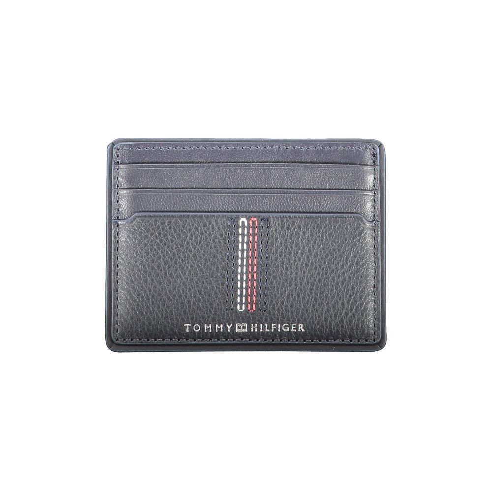 Tommy Hilfiger Blue Leather Wallet LUNESCAPE