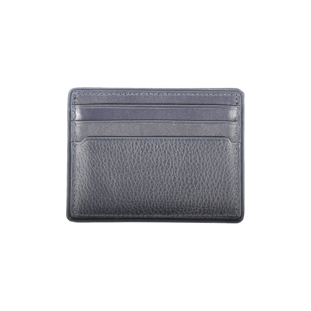 Tommy Hilfiger Blue Leather Wallet LUNESCAPE