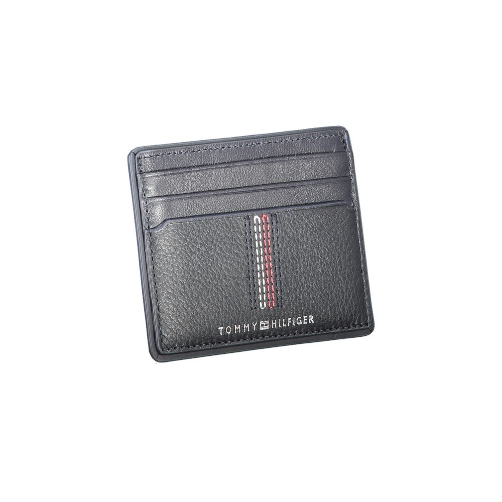 Tommy Hilfiger Blue Leather Wallet LUNESCAPE