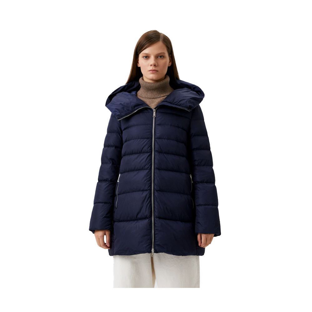 Add Blue QUilted Puffer Parka LUNESCAPE