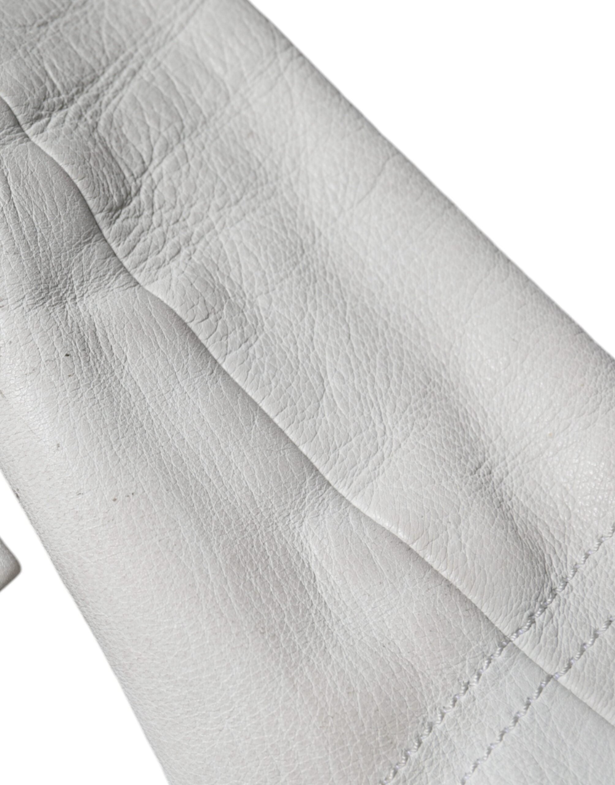Dolce & Gabbana White Double Breasted Blazer Coat Jacket LUNESCAPE